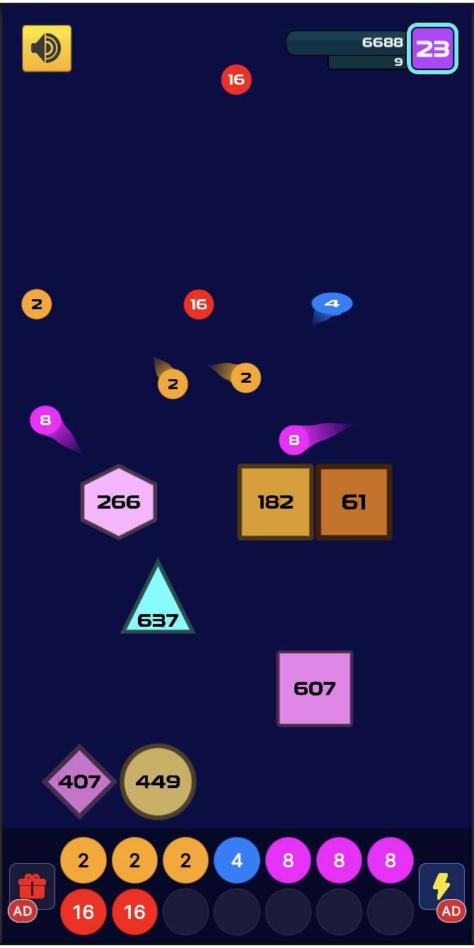 Bounce Smash 2048